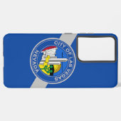 Samsung Galaxy S21 Plus Fallflagge von Las Vegas Samsung Galaxy Hülle (Rückseite (Horizontal))