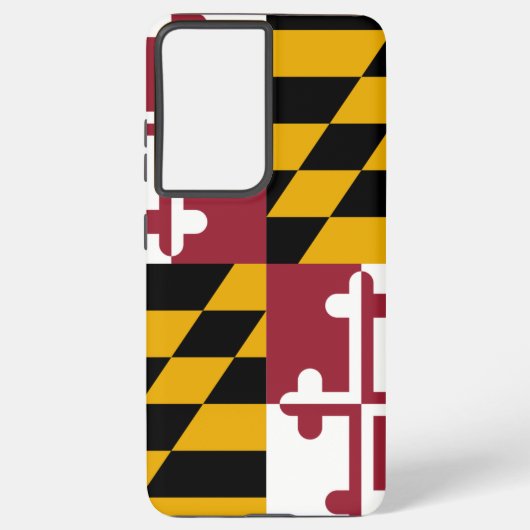 Samsung Galaxy S21 Plus Fallflagge von Maryland Hülle (Rückseite)