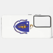 Samsung Galaxy S21 Plus Fallflagge von Massachuset Samsung Galaxy Hülle (Rückseite (Horizontal))