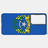 Samsung Galaxy S21 Plus Fallflagge von Nevada Hülle (Rückseite (Horizontal))