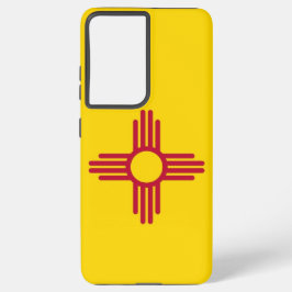 Samsung Galaxy S21 Plus Fallflagge von New Mexico Hülle