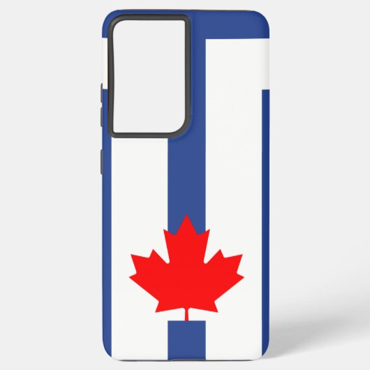 Samsung Galaxy S21 Plus Fallflagge von Ottawa Hülle (Rückseite)