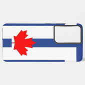 Samsung Galaxy S21 Plus Fallflagge von Ottawa Hülle (Rückseite (Horizontal))