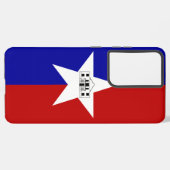 Samsung Galaxy S21 Plus Fallflagge von San Antonio Hülle (Rückseite (Horizontal))