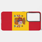 Samsung Galaxy S21 Plus Fallflagge von Spanien Samsung Galaxy Hülle (Rückseite (Horizontal))