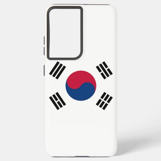 Samsung Galaxy S21 Plus Fallflagge von Südkorea Hülle (Rückseite)