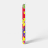 Samsung Galaxy S21 Red Flower Phone Case Hülle (Linke Seite)