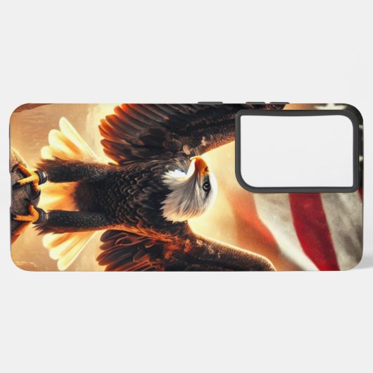 Samsung Galaxy S21 Ultra Case American Eagle Samsung Galaxy Hülle (Linke Seite)