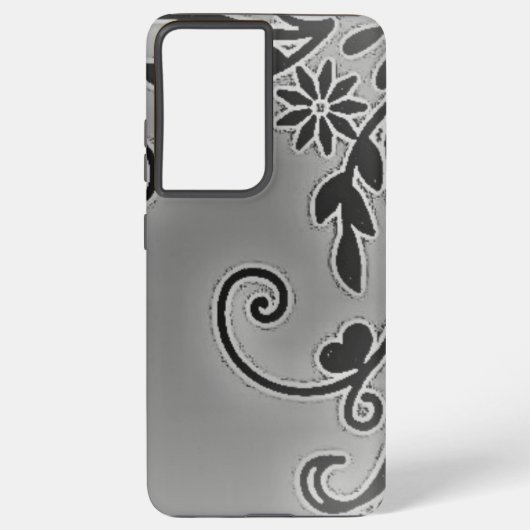Samsung Galaxy S21 Ultra Case Blume Design Samsung Galaxy Hülle (Rückseite)