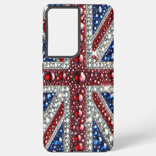 Samsung Galaxy S21 Ultra Case Britische Farben Hülle