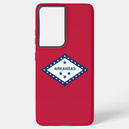 Samsung Galaxy S21 Ultra Case Flag von Arkansas US Hülle