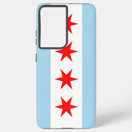 Samsung Galaxy S21 Ultra Case Flag von Chicago Hülle