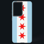 Samsung Galaxy S21 Ultra Case Flag von Chicago Samsung Galaxy Hülle<br><div class="desc">Mit dem Samsung SGH-X500 ist das Samsung SGH-X500 ein idealer Ausgangspunkt, um die faszinierende Welt der Fotografie zu entdecken. Dieses Cover wurde mit Präzision erstellt und zeigt stolz die ikonischen Elemente der Chicagoer Flagge. Das Design besteht aus vier roten Sternen, die historische Ereignisse darstellen: Fort Dearborn, das Great Chicago Fire,...</div>