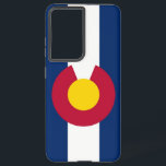 Samsung Galaxy S21 Ultra Case Flag von Colorado Samsung Galaxy Hülle<br><div class="desc">Mit dem Samsung SGH-X500 ist das Samsung SGH-E21 Ultra ein Symbol des Colorado-Stolzes! Mit Präzision und Liebe zum Detail, dieses Handy Cover zelebriert die majestätische Schönheit und Erbe des Colorado. Das Design zeichnet sich durch die ikonische Fahne des Colorado aus, die durch ein blaues Feld mit horizontalen weißen und roten...</div>