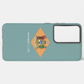 Samsung Galaxy S21 Ultra Case Flag von Delaware Hülle (Linke Seite)