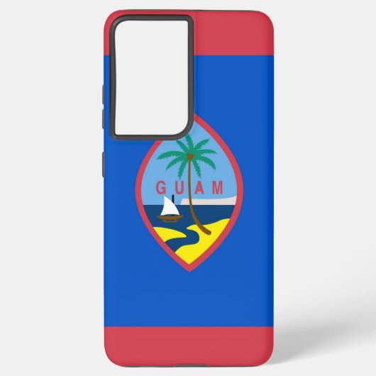 Samsung Galaxy S21 Ultra Case Flag von Guam Hülle (Rückseite)