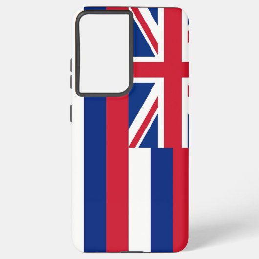 Samsung Galaxy S21 Ultra Case Flag von Hawaii Hülle (Rückseite)