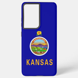 Samsung Galaxy S21 Ultra Case Flag von Kansas Hülle