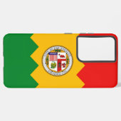 Samsung Galaxy S21 Ultra Case Flag von Los Angeles Hülle (Linke Seite)