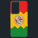 Samsung Galaxy S21 Ultra Case Flag von Los Angeles Samsung Galaxy Hülle<br><div class="desc">Mit unserem exklusiven Cover unter der Flagge von Los Angeles verwandeln Sie Ihre Samsung Galaxy S21 Ultra in ein Symbol des Los Angeles Stolzes! Mit Präzision und Liebe zum Detail, dieses Handy Cover feiert den pulsierenden Geist und kulturellen Erbe von Los Angeles, Kalifornien. Das Design zeichnet sich durch die Flagge...</div>
