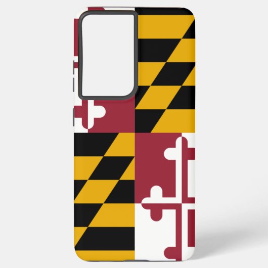 Samsung Galaxy S21 Ultra Case Flag von Maryland Hülle (Rückseite)