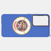 Samsung Galaxy S21 Ultra Case Minnesota Flag Hülle (Linke Seite)