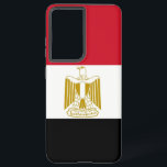 Samsung Galaxy S21 Ultra Case mit ägyptischer Flag Samsung Galaxy Hülle<br><div class="desc">Eine Touch ägyptischen Erbes und Eleganz in Ihre Samsung Galaxy S21 Ultra mit unserem exklusiven Handy-Cover mit der Flagge Ägyptens! Mit viel Liebe zum Detail gestaltet, feiert dieses Handy die reiche Kulturgeschichte Ägyptens mit seinem ikonischen Design. Die mutige Darstellung zeigt stolz die Farbbänder Rot, Weiß und Schwarz, die den revolutionären...</div>