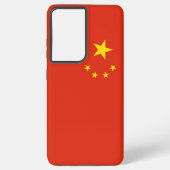 Samsung Galaxy S21 Ultra Case mit China-Flag Samsung Galaxy Hülle (Rückseite)