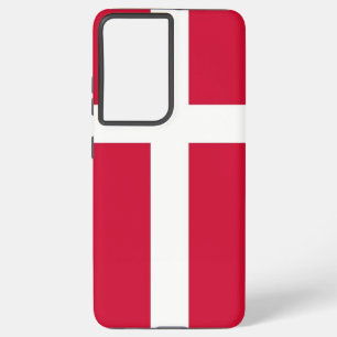 Samsung Galaxy S21 Ultra Case mit dänischer Flagge Hülle
