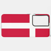 Samsung Galaxy S21 Ultra Case mit dänischer Flagge Hülle (Linke Seite)