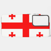 Samsung Galaxy S21 Ultra Case mit georgischer Flag Samsung Galaxy Hülle (Linke Seite)