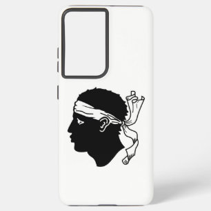 Samsung Galaxy S21 Ultra Case mit korsischer Flagg Hülle