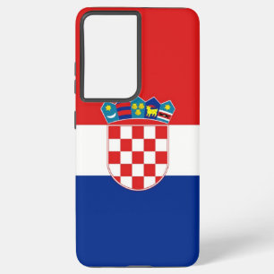 Samsung Galaxy S21 Ultra Case mit kroatischer Flag Hülle