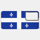 Samsung Galaxy S21 Ultra Case mit Quebec-Flagge Hülle (Linke Seite)