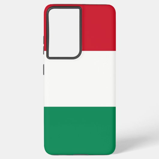 Samsung Galaxy S21 Ultra Case mit ungarischer Flag Hülle (Rückseite)