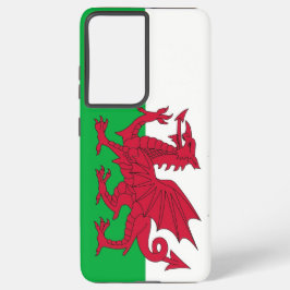 Samsung Galaxy S21 Ultra Case mit Wales-Flagge Hülle