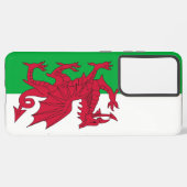 Samsung Galaxy S21 Ultra Case mit Wales-Flagge Hülle (Linke Seite)