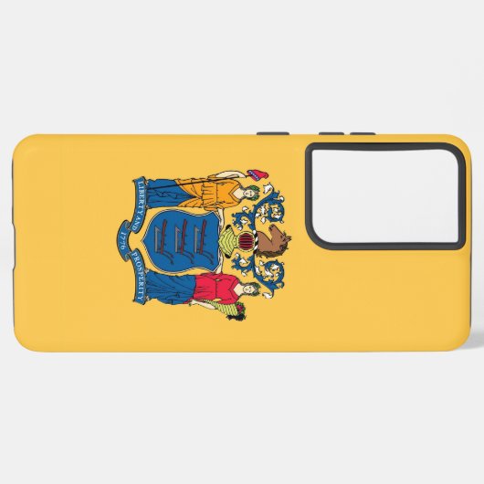 Samsung Galaxy S21 Ultra Case New Jersey Flagge Samsung Galaxy Hülle (Linke Seite)
