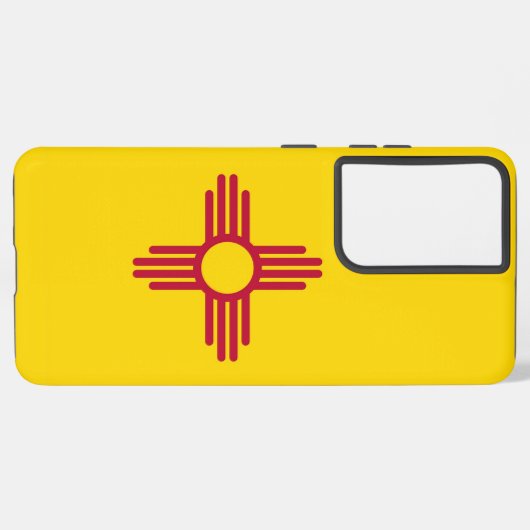 Samsung Galaxy S21 Ultra Case New Mexico Flagge Samsung Galaxy Hülle (Linke Seite)