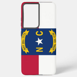 Samsung Galaxy S21 Ultra Case North Carolina Flagg Hülle