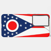 Samsung Galaxy S21 Ultra Case Ohio Flag Hülle (Linke Seite)