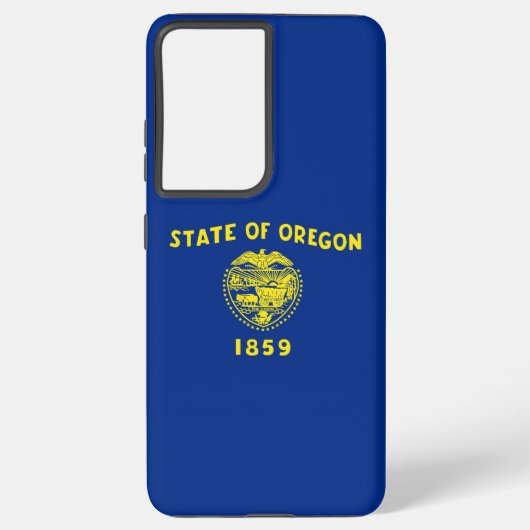 Samsung Galaxy S21 Ultra Case Oregon Flagge Hülle (Rückseite)