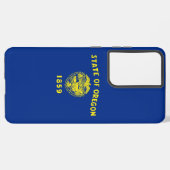 Samsung Galaxy S21 Ultra Case Oregon Flagge Hülle (Linke Seite)