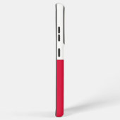 Samsung Galaxy S21 Ultra Case - Polnische Flagge Hülle (Rechte Seite)