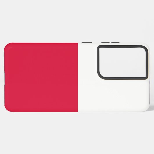 Samsung Galaxy S21 Ultra Case - Polnische Flagge Samsung Galaxy Hülle (Linke Seite)