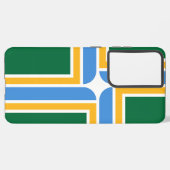 Samsung Galaxy S21 Ultra Case Portland Flag Hülle (Linke Seite)