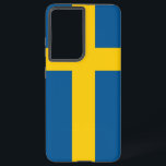 Samsung Galaxy S21 Ultra Case Schweden Flagge Hülle<br><div class="desc">Das elegante und stilvolle Samsung Galaxy S21 Ultra Case mit Schwedenflagge. Dieses Produkt ist anpassbar.</div>