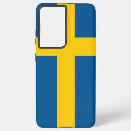 Samsung Galaxy S21 Ultra Case Schweden Flagge Hülle