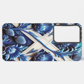 Samsung Galaxy S21 Ultra Case Scottish Thistles Hülle (Linke Seite)