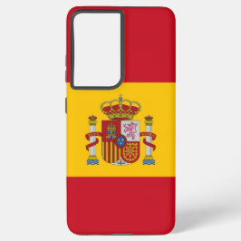 Samsung Galaxy S21 Ultra Case Spanien Flagge Hülle